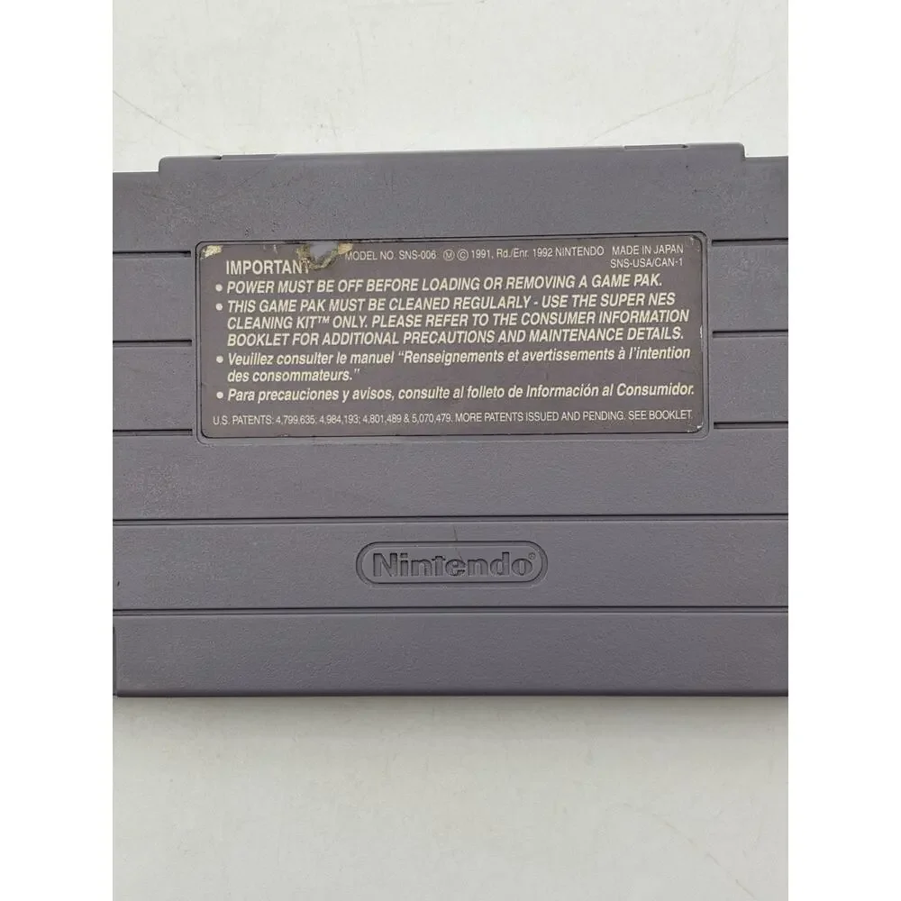 Tecmo Super Baseball – Super Nintendo SNES Game – Tested – Cartridge Only Works